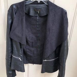 Black Faux Leather Jacket